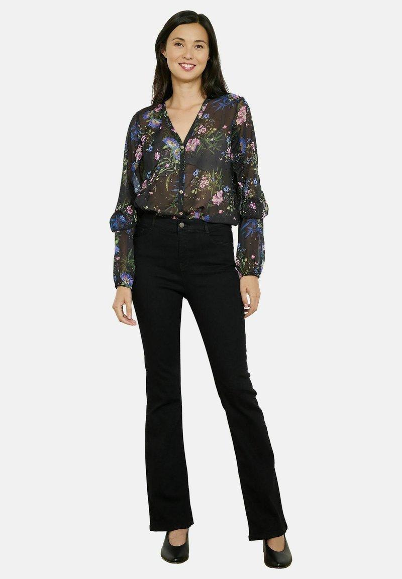 LolaLiza FLOWING FLORAL - Blouse - black - Zalando.ie