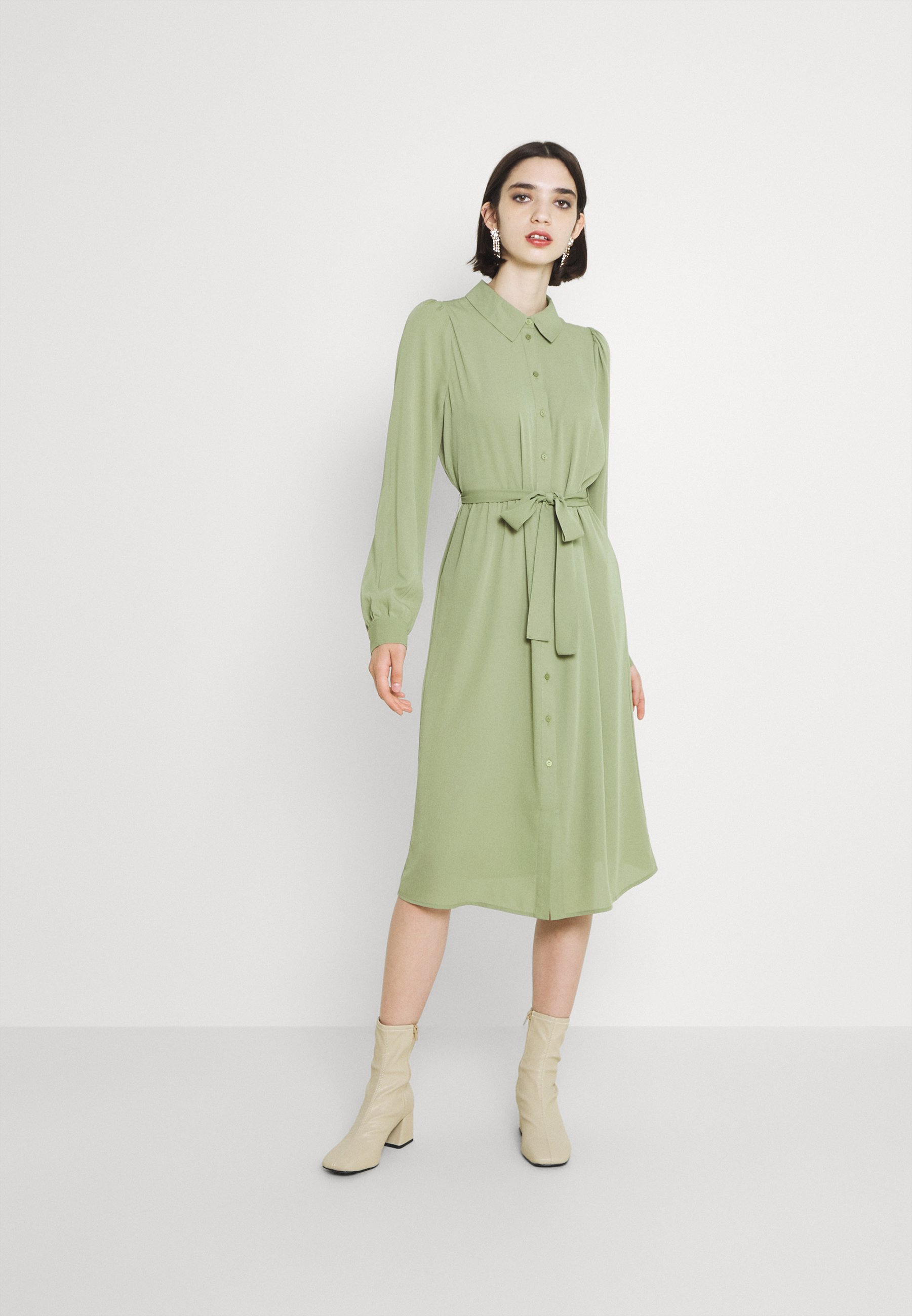 Damen VMVEGA CALF SHIRT DRESS - Blusenkleid Damen VMVEGA CALF SHIRT DRESS - Blusenkleid