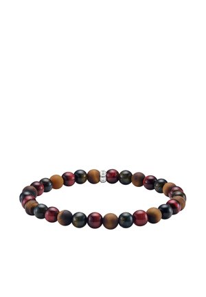 Armband - silberfarben/blau/rot/braun