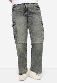 Angel of Style CARGO - Vaqueros rectos - light gray denim