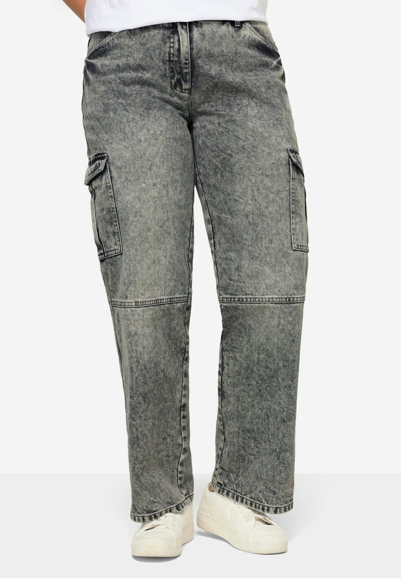 Angel of Style CARGO - Vaqueros rectos - light gray denim