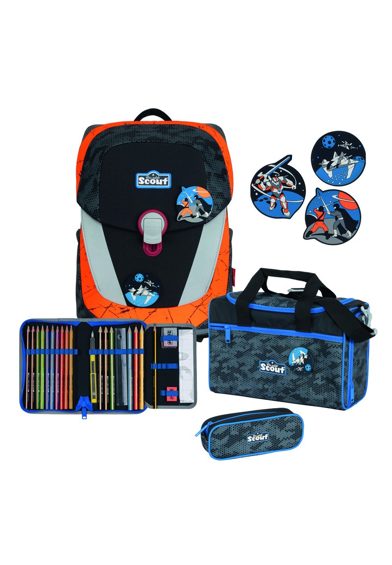 Kinder Schulranzen & Sets | Scout SUNNY II SET Schulranzen Set star comander/grau - ND13590 Kinder Schulranzen & Sets | Scout SUNNY II SET Schulranzen Set star comander/grau - ND13590