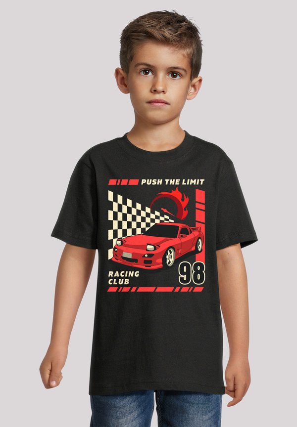 ROTER RENNWAGEN - T-Shirt print - schwarz