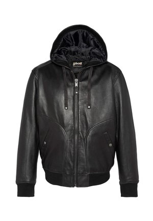 À CAPUCHE - Lederjacke - noir