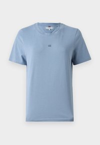 FLAG TEE - Paprasti marškinėliai - brisk blue