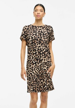 MINI KURZARM - Obleka iz džersija - black