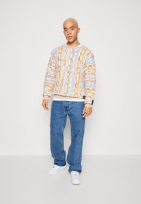 Carlo Colucci RUNDHALS UNISEX - Striktrøje - purple/orange/blue/yellow
