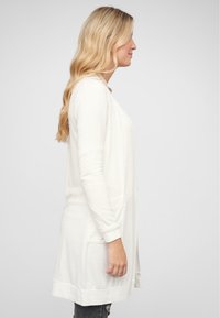 Cloud 5ive LONGFORM MIT 2 SEITL. TASCHEN - Kardigan - white