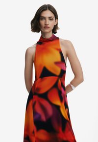 Desigual HALTER FLORAL  - Maxi-jurk - multi coloured