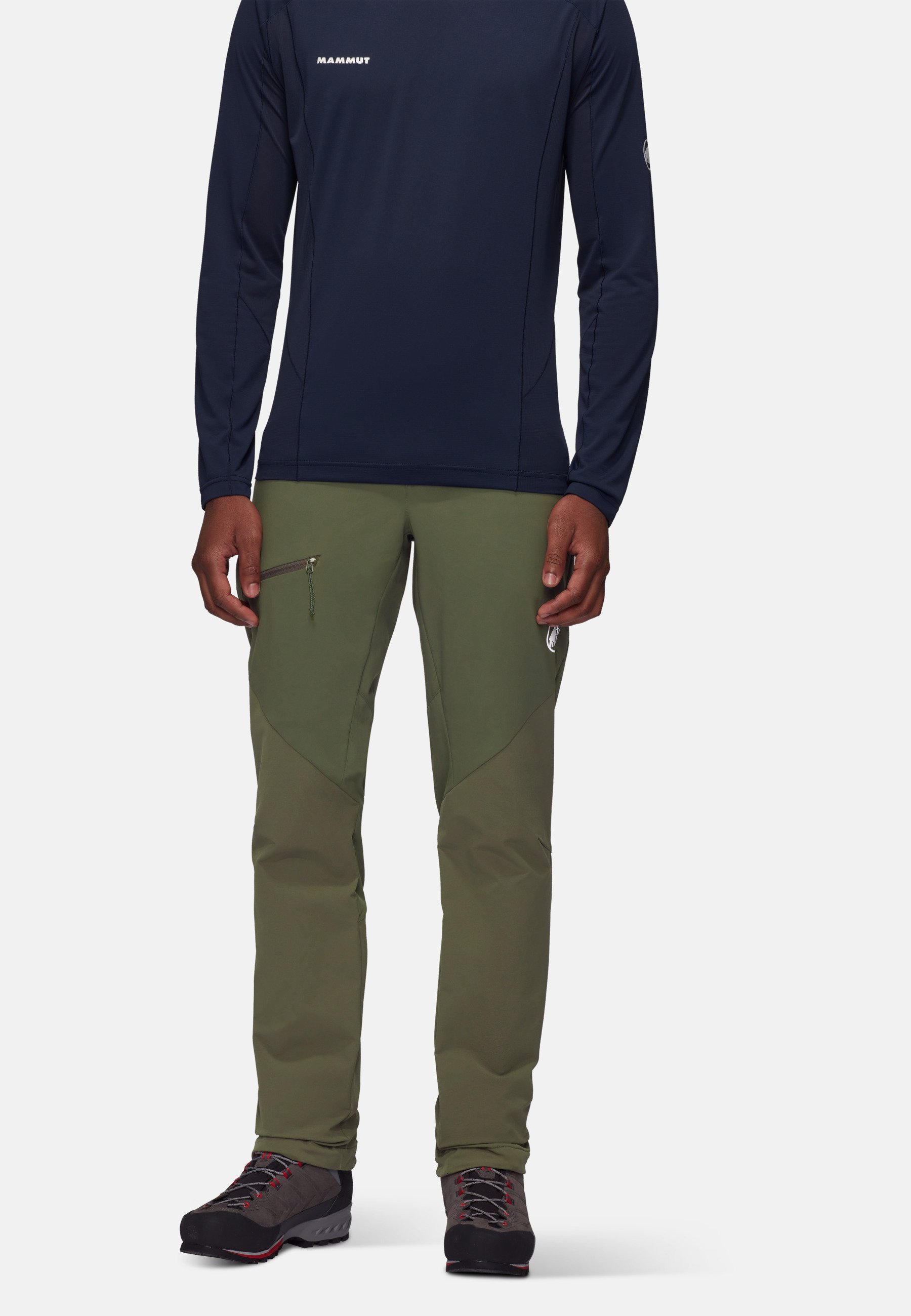 ★新品★マムート ロングパンツ Courmayeur SO Pants Men 102100620 40135 サイズ48 撥水 耐摩耗 耐風 ストレッチ 登山 トレッキング クールマイユール ソフトシェル パンツ（Courmayeur SO Pants
