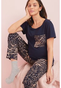 Next Pigiama - navy blue animal