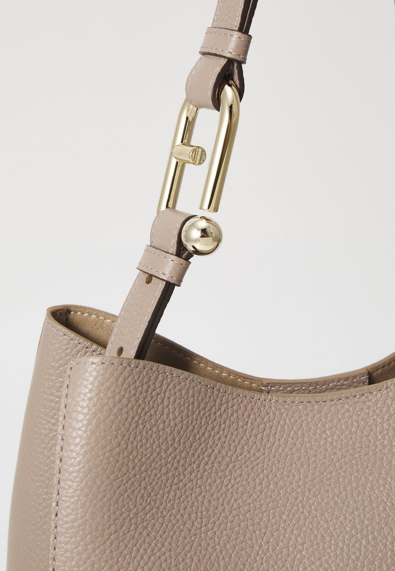 Furla NUVOLA S BUCKET BAG - Handbag - stucco gray/grey - Zalando