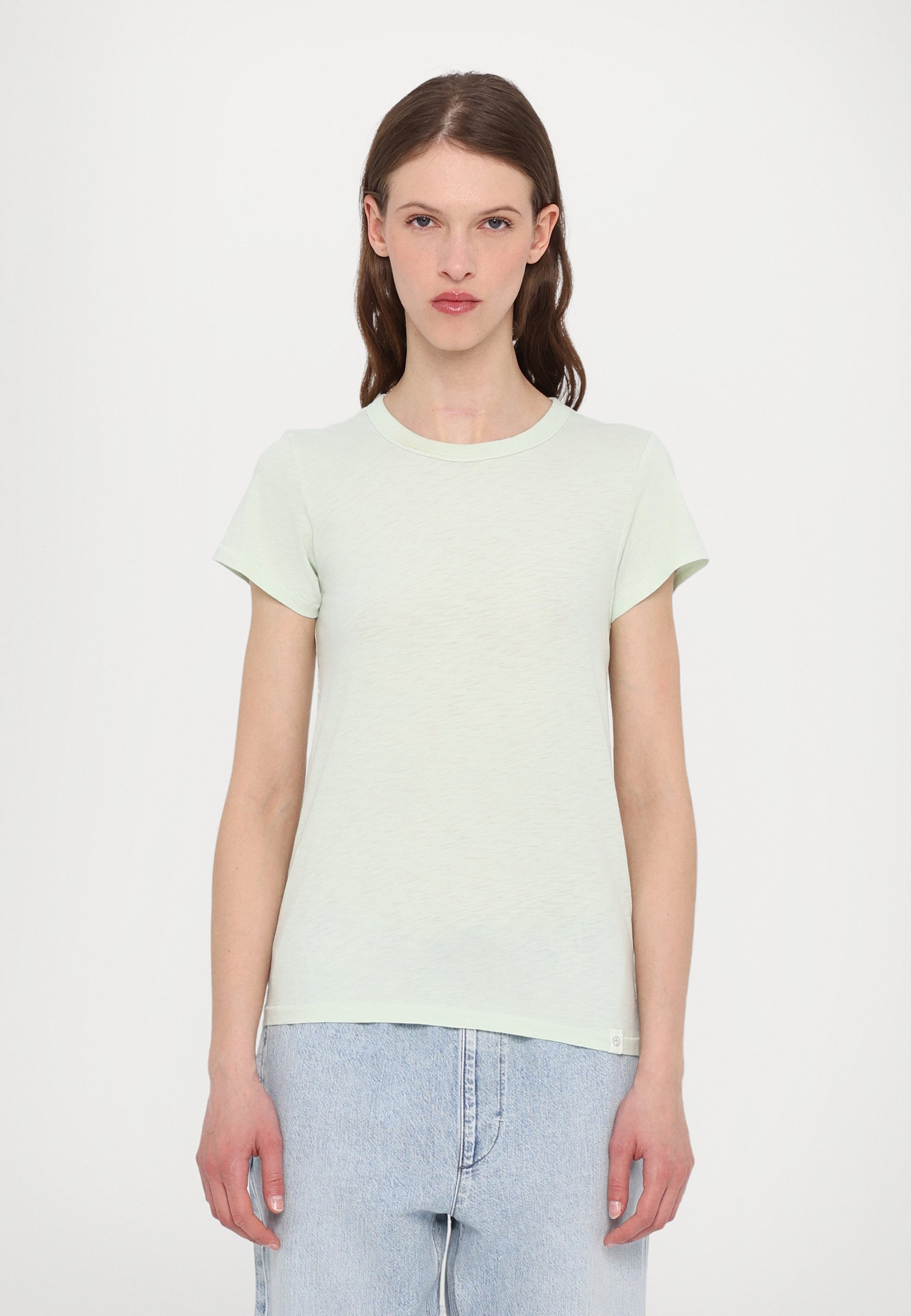 rag bone THE SLUB Basic T-shirt greenlily/mint Zalando - Main Image