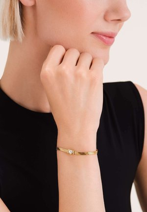 SNAKE HEART CRYSTAL - Bracelet - gold-coloured