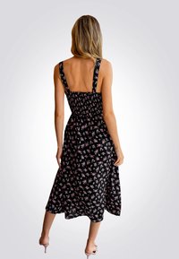 Cupshe DITSY FLORAL PRINT - Vestido informal - black pink