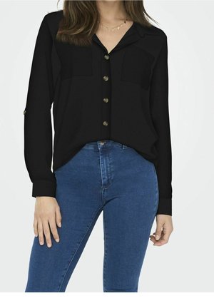 Overhemdblouse - black