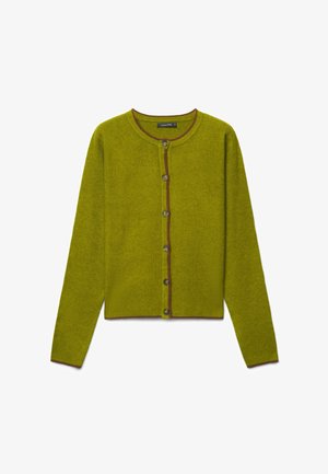 Calliope, MAGLIA TINTA UNITA - Cardigan - verde