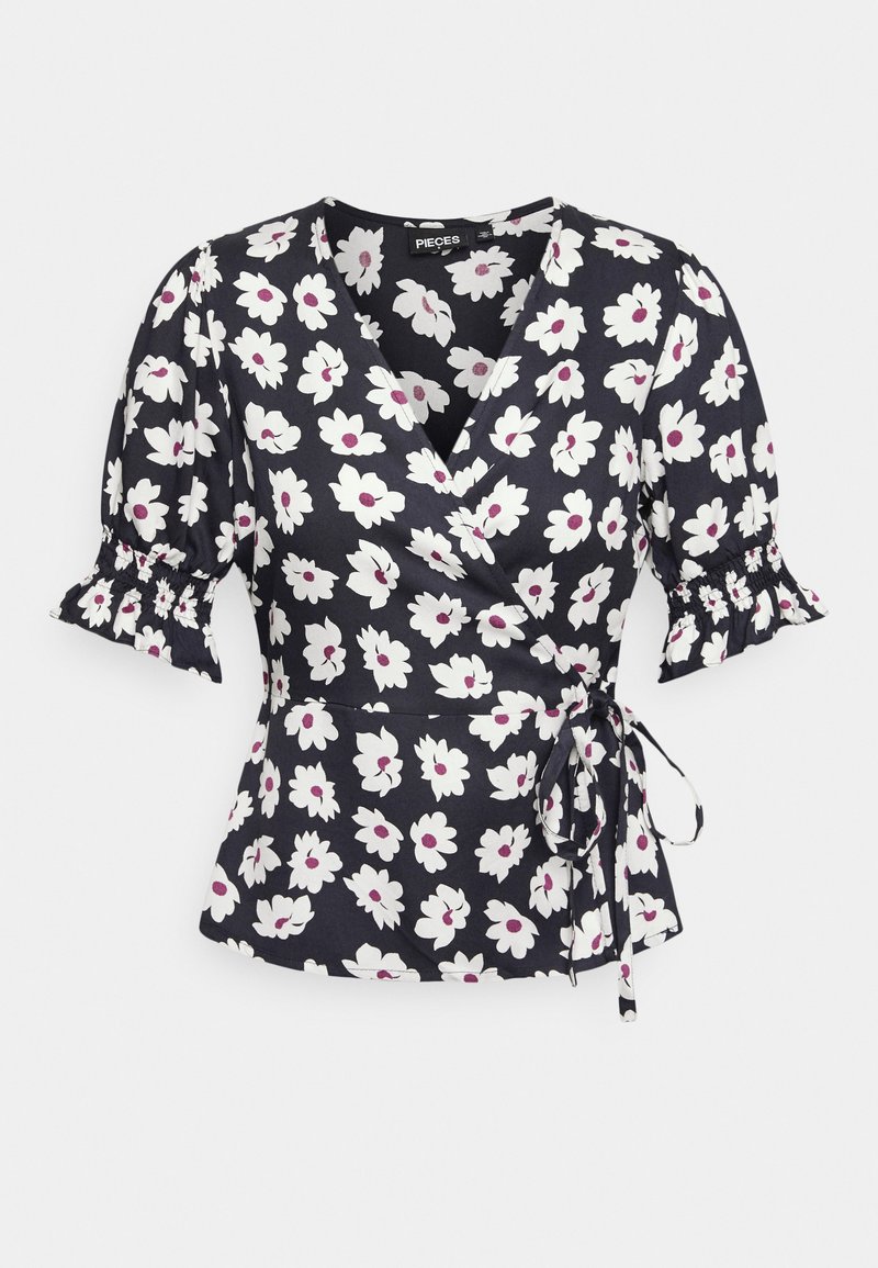 Pieces Blouse donkerblauw