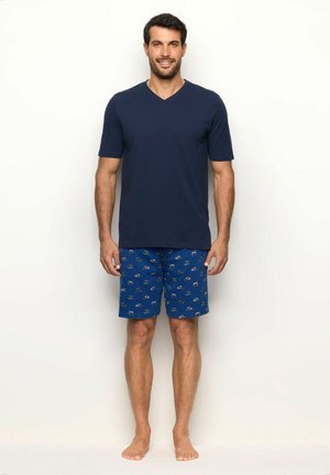 Yamamay ROYAL SET - Pyjama set - dark blue blue with print