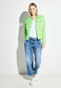 Cecil IN FARBE - Giacca di jeans - grün