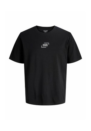 Jack & Jones, Plus Size Logo - Trükipildiga T-särk - black