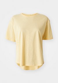 ONPSTAY LOOSE HIGH LOW TEE - T-shirts - light-yellow