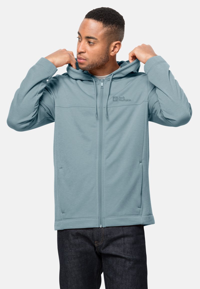 Jack Wolfskin WALDSEE HOODED JKT M Sweatjacke citadel/lila Zalando.de