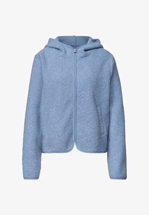 Street One, TEDDY JACKET WITH HOOD AND POCKETS - Veste polaire - northern blue