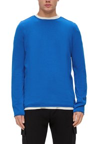 QS LEICHTER - Strickpullover - royalblau
