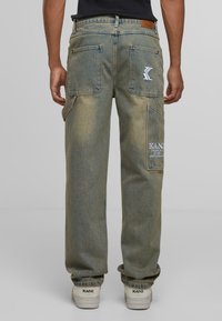 Karl Kani WORKWEAR DIRTY - Džíny Relaxed Fit - vintageblue