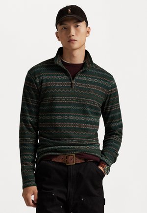 FAIR ISLE INSPIRED ESTATE RIB PULLOVER - Džemperis - green