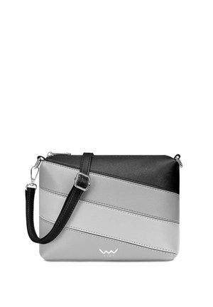 COALIE STRIPED - Cross body bag - black