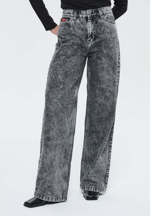 Wide Leg - snow black