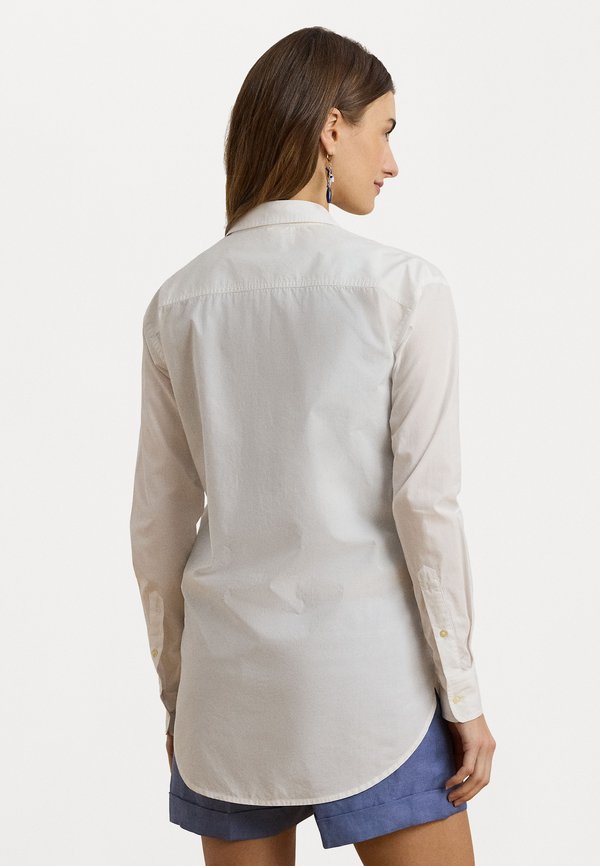 GEO EMBROIDERED COTTON BROADCLOTH SHIRT - Button-down blouse4