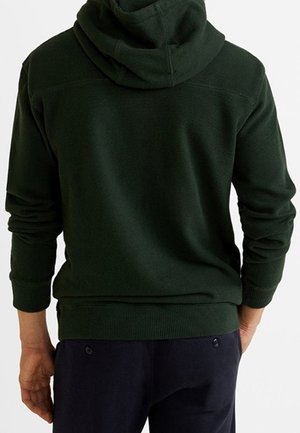 Mango, Sweat à capuche - green