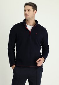 Fleece trui - koyu laci̇vert