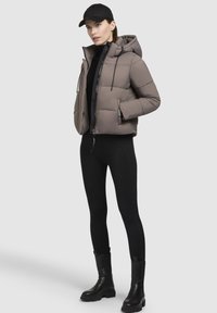khujo STINE MATT - Winterjas - taupe dunkel