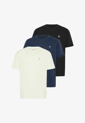 Blend, BHVIGTI 3 PACK - T-Shirt basic - blackwhite dress blues