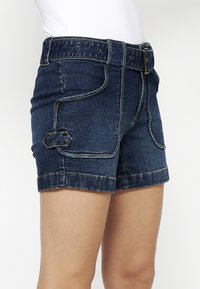 Koroshi Džinsa auduma šorti - azul osc   dark blue