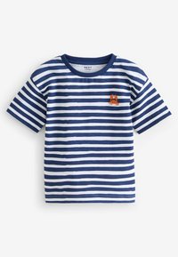 Next SHORT SLEEVE CHARACTER 3 PACK STANDARD - Triko s potiskem - orange navy