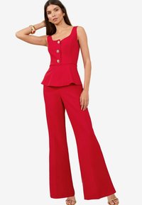 Lipsy - REGULAR FIT - 2 IN1 PEPLUM DETAIL - Jumpsuit - red Thumbnail Image 1