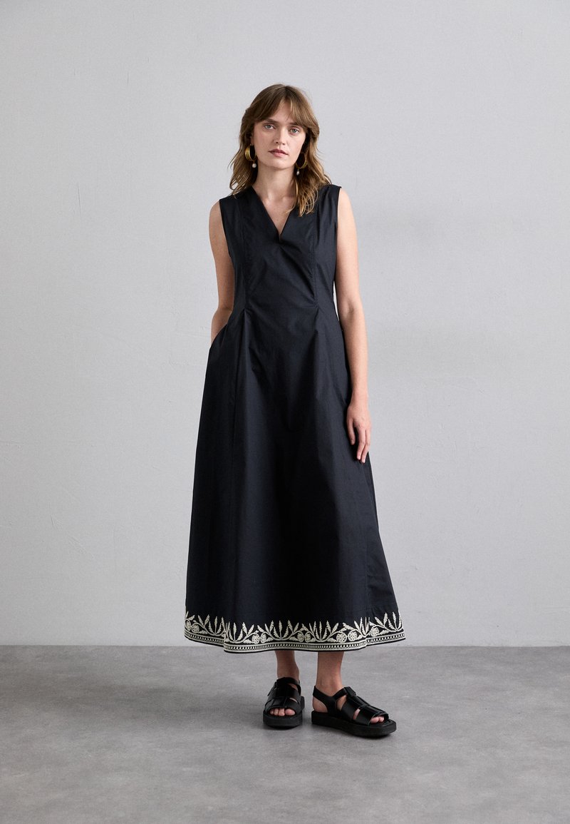 By Malene Birger - MARGRETHE - Robe longue - black, Agrandir