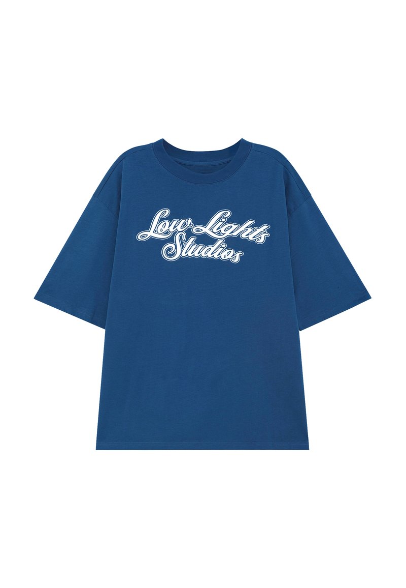 LOW LIGHTS STUDIOS® T-shirt print donkerblauw