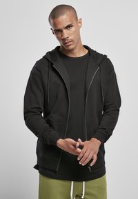 Urban Classics - TERRY - Jaka ar rāvējslēdzēju - black Miniatūras attēls 1