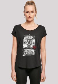F4NT4STIC PHANTASTISCHE TIERWESEN WANDED AND EXTREMELY DANGEROUS - T-shirts med print - black