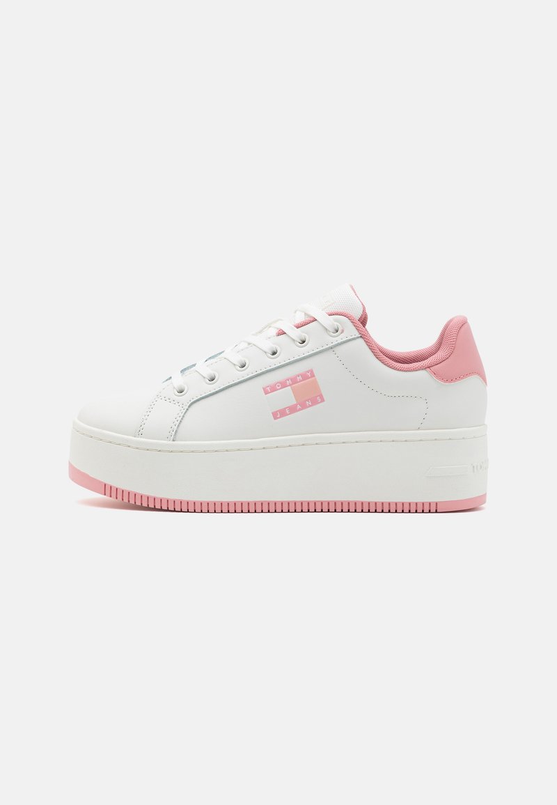 Tommy Jeans FLATFORM - Baskets basses - chalky pink
