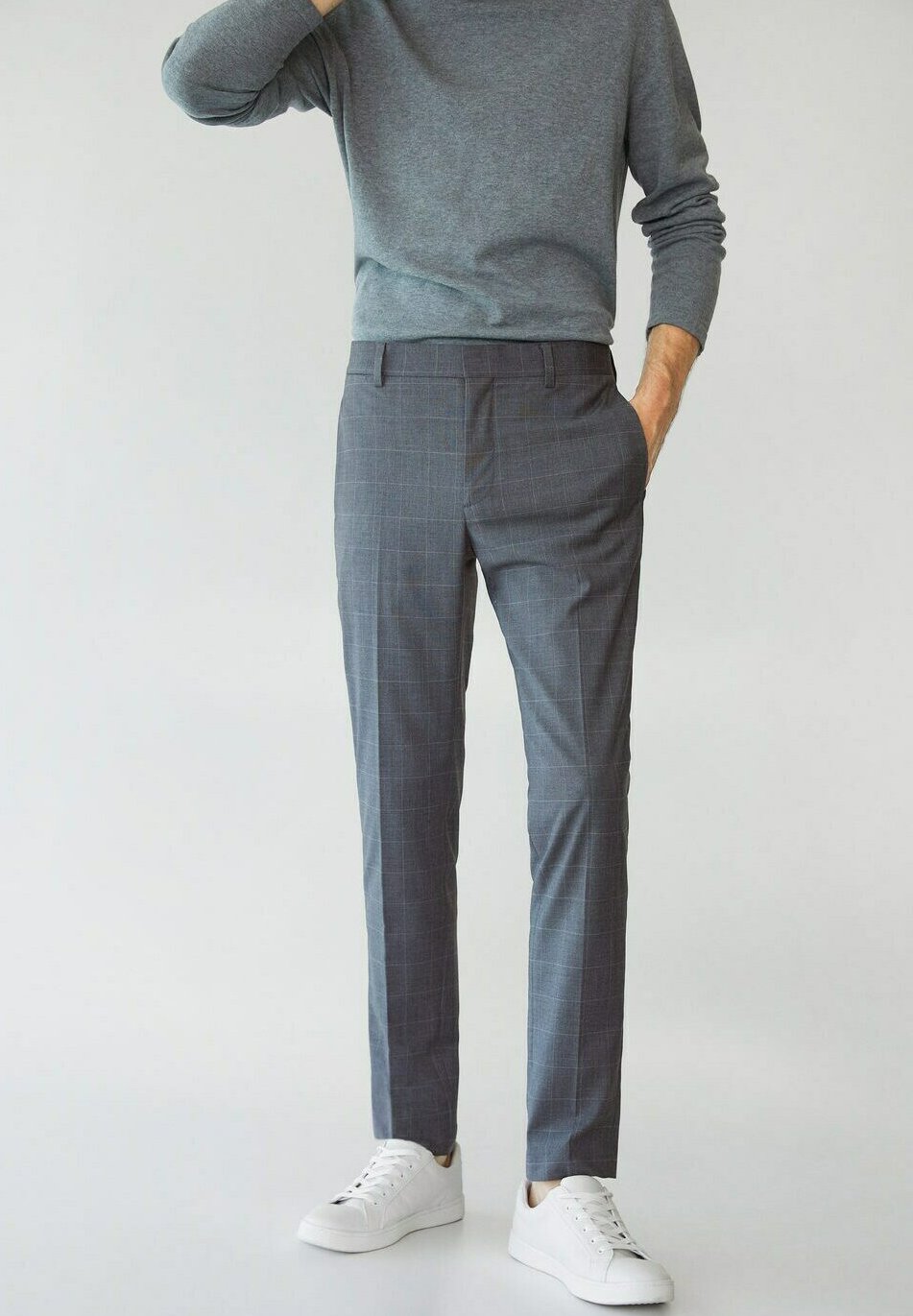 Mango PAULO - Pantaloni eleganti - grau/grigio - Zalando.it
