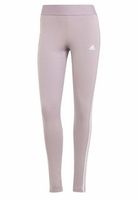 ESSENTIALS 3 STRIPES LEGGINGS - Leggings - preloved fig   white