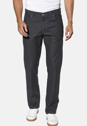 Trousers - dunkelgrau kariert