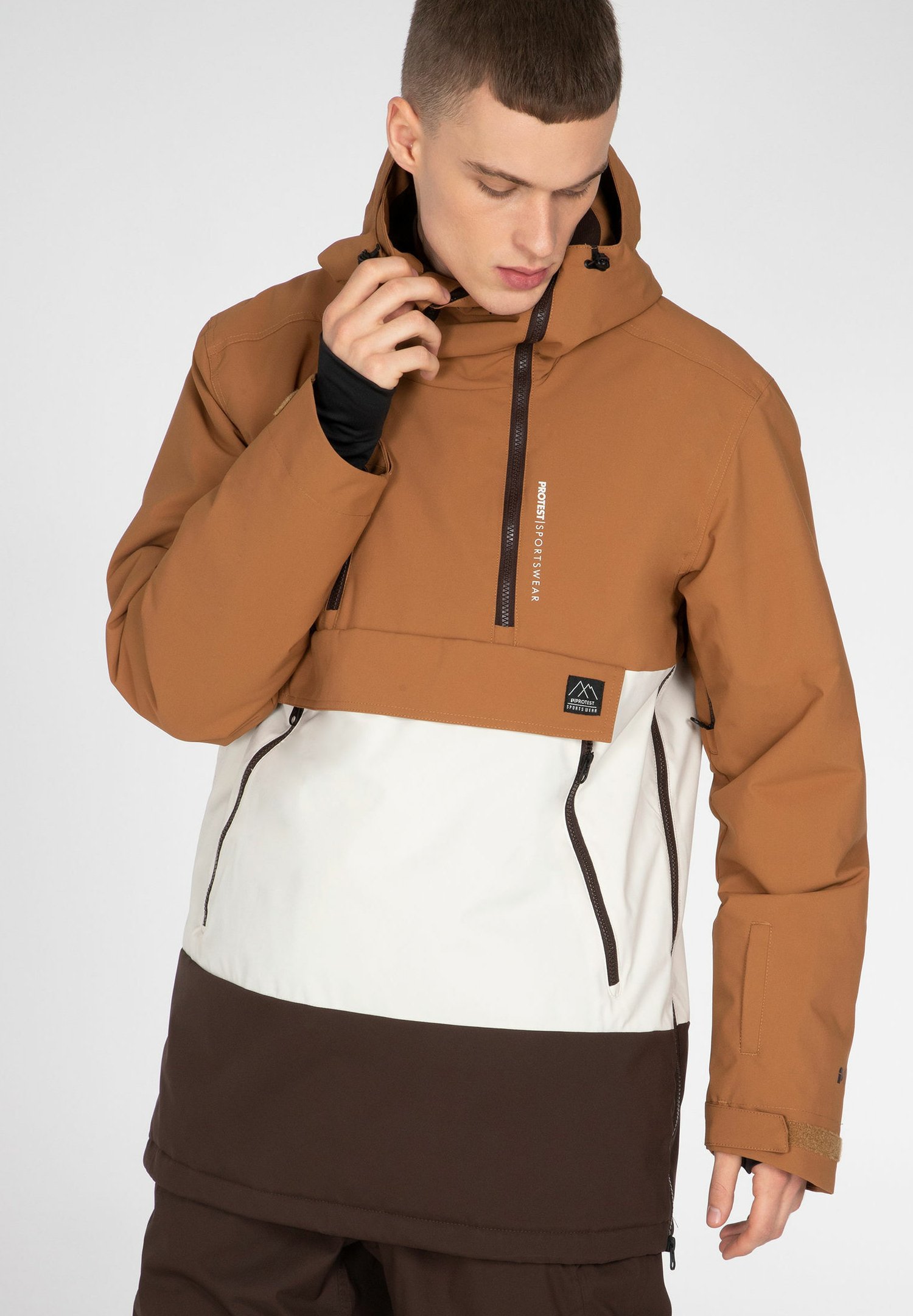 Protest BACKFLIP - Snowboardjas - woodland/bruin - Zalando.nl